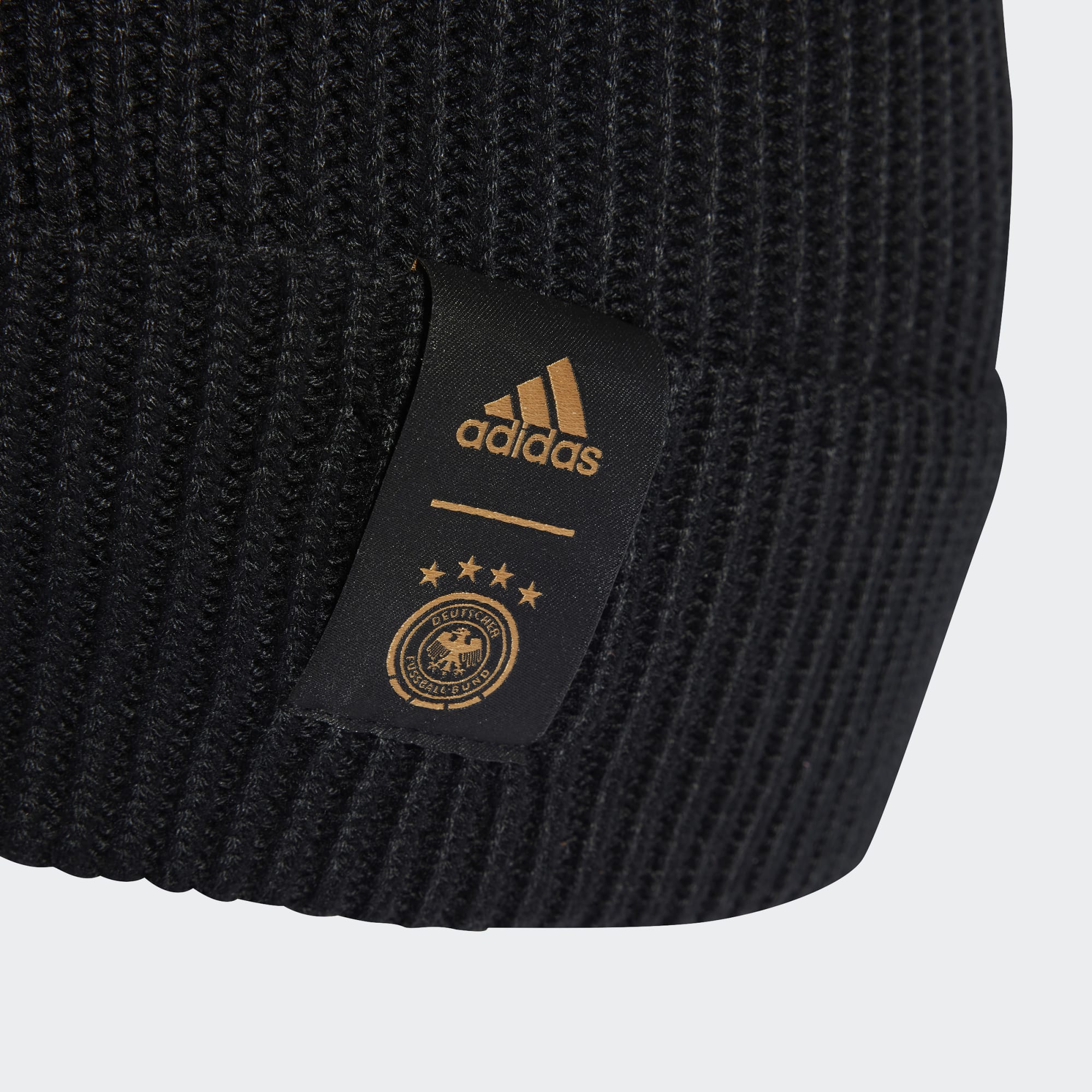 adidas Germany Woolie Beanie Black / Tactile Gold Metallic - Best Buy Soccer